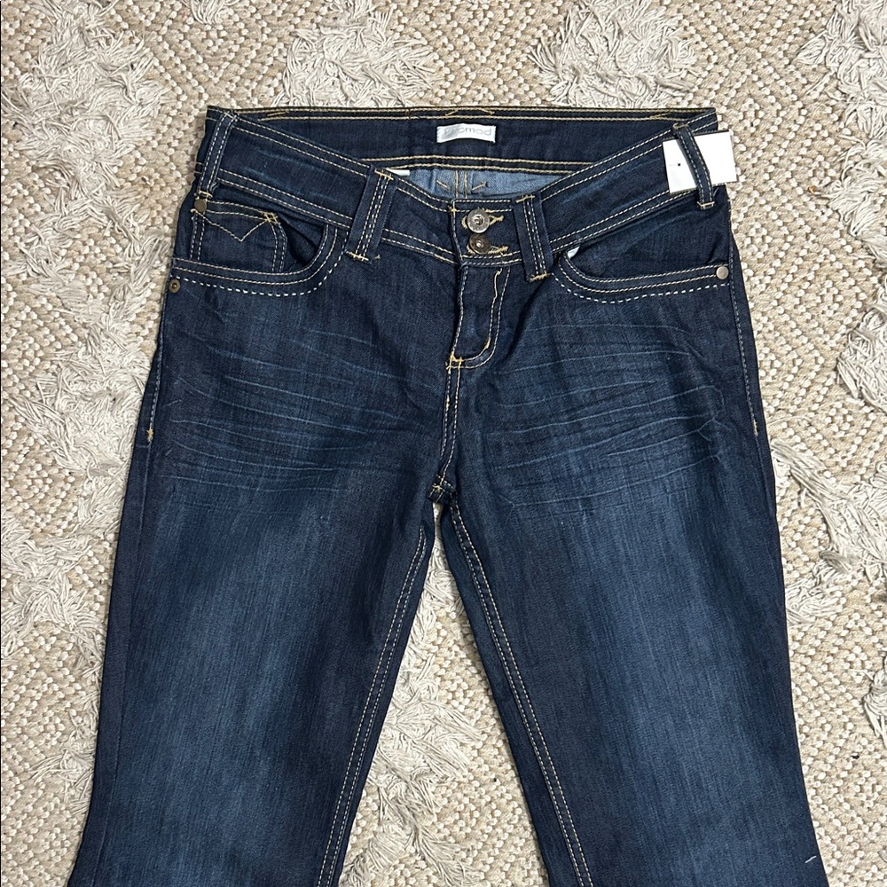 Promod Deep Indigo Boot Cut Jeans